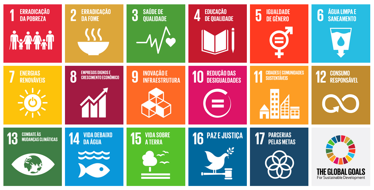Os 17 objetivos do desenvolvimento sustentável da ONU